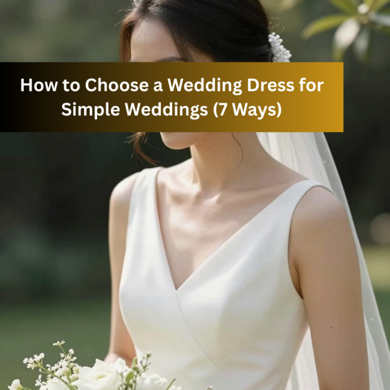 How to Choose a Wedding Dress for Simple Weddings (7 Ways)