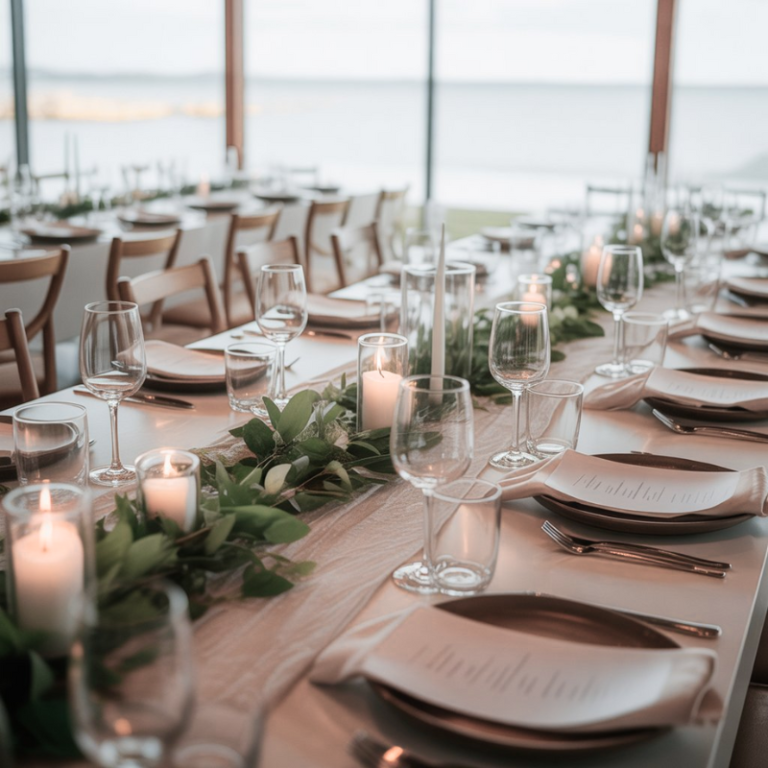 How to Decorate Wedding Tables Without Centerpieces