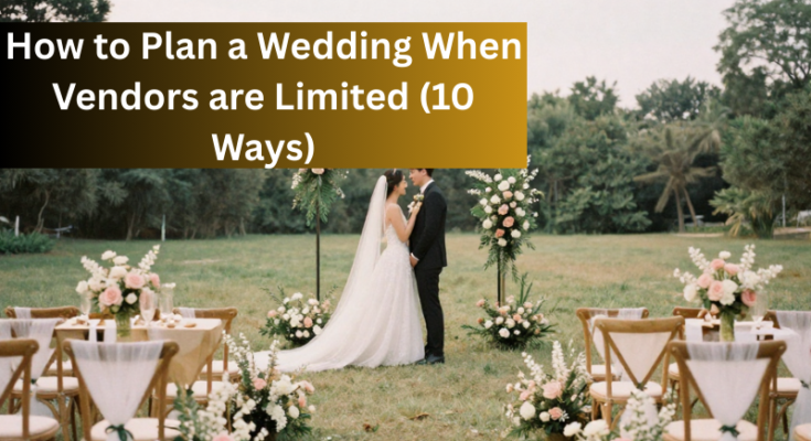 How to Plan a Wedding When Vendors are Limited (10 Ways)