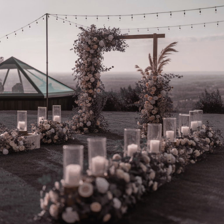 wedding decor ideas for windy outdoor weddings